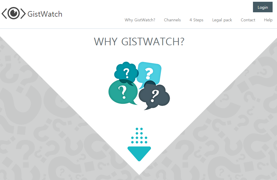 GIstWatch 메인 화면